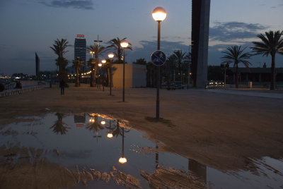 Evening Reflections beside the beach...