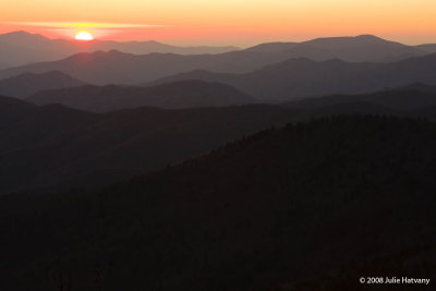 Clingmans Dome Sunset