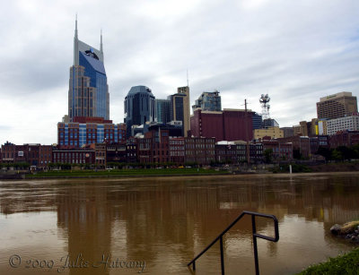 Cumberland River in Downtown Nashville