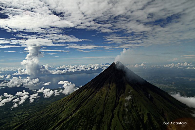 My Mayon shot from a chopper