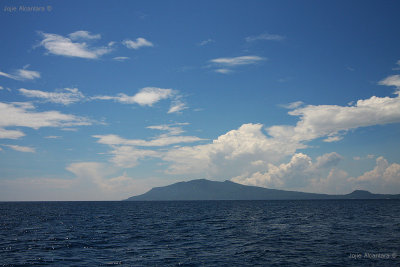 Verde Island from a distance