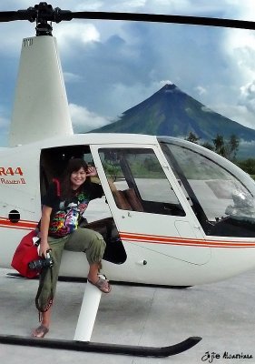 Me and Mount Mayon
