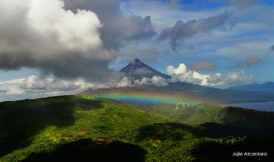 Rainbow connection (aerial shot )
