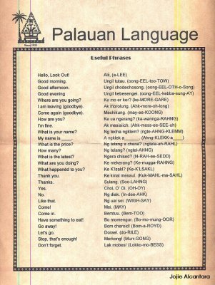 How to speak Palauan