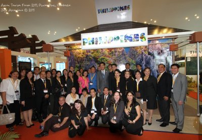 Philippine delegates to the Asean Tourism Forum in Cambodia