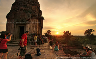 Sunset in Pre Rup