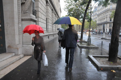 It's raining!