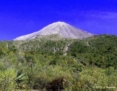 Volcan de Colima from 7,000+ feet - 2