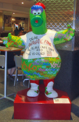2010 Philly Phanatic Statues