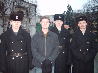 Drew with Russian Soldiers.jpg