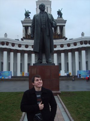 Zhenya with Lenin Statue.jpg