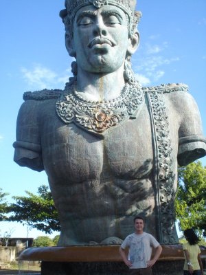 Drew with Vishnu Statue at GWK.jpg