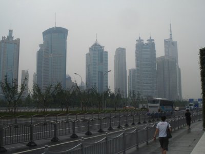 Downtown Shanghai in Morning