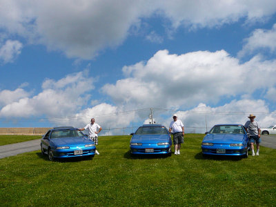 L to R: Jackson's (aka Lotsashelbys), Ralph's (aka Blue Iroc RT), Herb's (aka Goose)