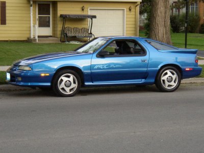 Paul Fosen's Blue 92 Daytona Iroc Shelby