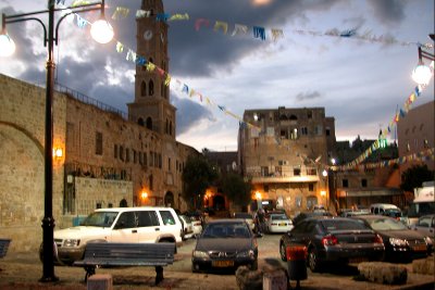 The clock tower in the old city of Akko - population is 95% Arab. Our first immersion into the old world of Israel.