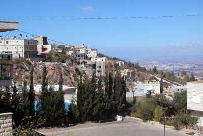 Isfiya: A Druze (Arab) village on Mt. Carmel.