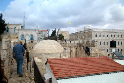 Jerusalem: The wall surrounding the Christian Quarter of the Old City.