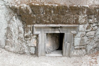 Bet Shearim: Entrance to the burial Cave of the Head of the Sidonian Synagogue in the necropolis.