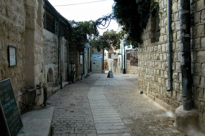 The Artists Quarter in Tzfat.