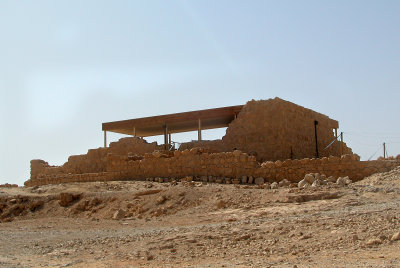 Top of Masada: This structure probably was part of King Herod's Western Palace (around 30 b.c.e).