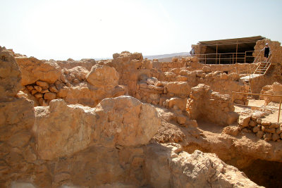 King Herods Western Palace (30 b.c.e.) on top of Masada  the largest structure on Masada.