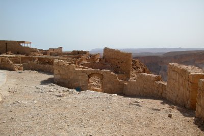 Western Gate to Masada  from the Byzantine era and built over the ruins of a gate built by King Herod.
