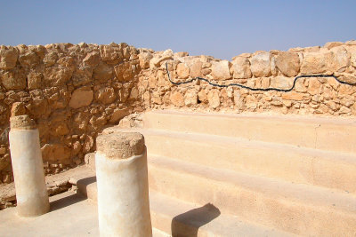 This structure on Masada was a synagogue during the Jewish revolt against the Romans (around 70 c.e.)