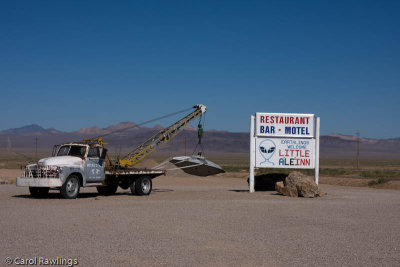 Town of Rachel on the Extraterrestrial Highway between Warm Springs and Caliente, Nevada