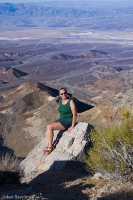 Aguereberry Point, overlooking Death Valley - looking northeast