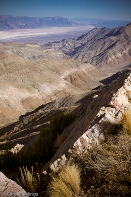 Aguereberry Point, overlooking Death Valley - Badwater in the distance