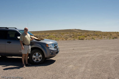 Between Beatty and Tonopah - lunch stop