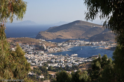 View of Skala from Hora, Patmos