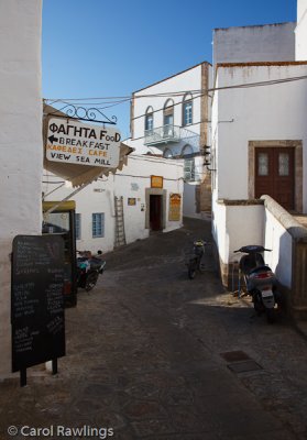 Cafe in Hora, Patmos