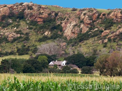 Sprawling Sandstone Farmhouse in a Terraced Garden