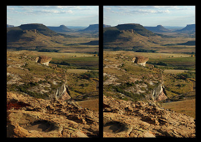 Stereo view from the cliff