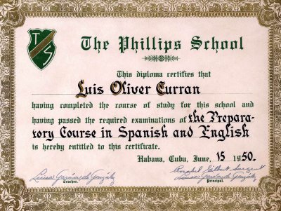 Luis - Elementary School Diploma