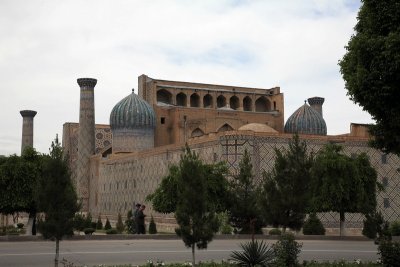 View of Rear of Registan from Tashkentskaya Street