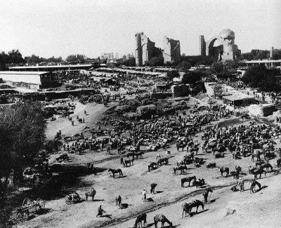 General View of Old Samarkand from Afrosiab