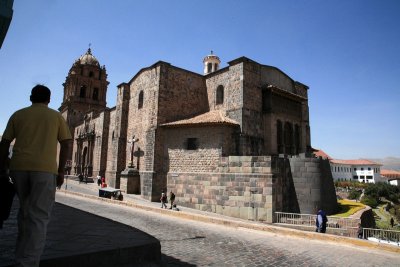 Santo Domingo Convent with Curved Inca wall.