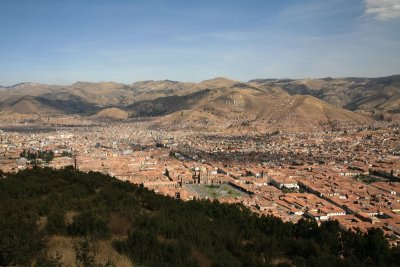 City of Cusco from Sacsayhuaman
