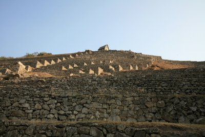 Watchman's House and Terraces as Seen from Below