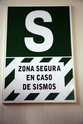 Safety Zone in Case of Earthquakes