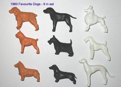 favourite dogs (cereal toy dogs) 1960