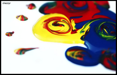 2682c- globs and swirls of paint