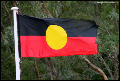 0061- aboriginal flag, the grampians