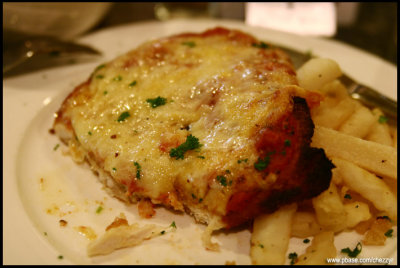 6948- chicken parma hit the spot on a cold evening