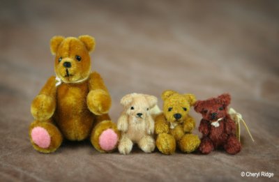 miniature bears by Mary