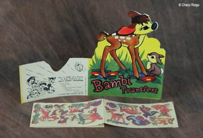 vintage Bambi transfers