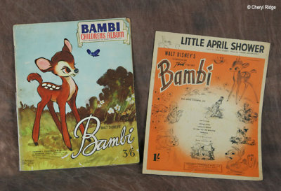 Bambi sheet music booklets